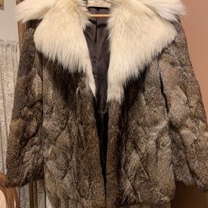 Vintage Rabbit fur jacket